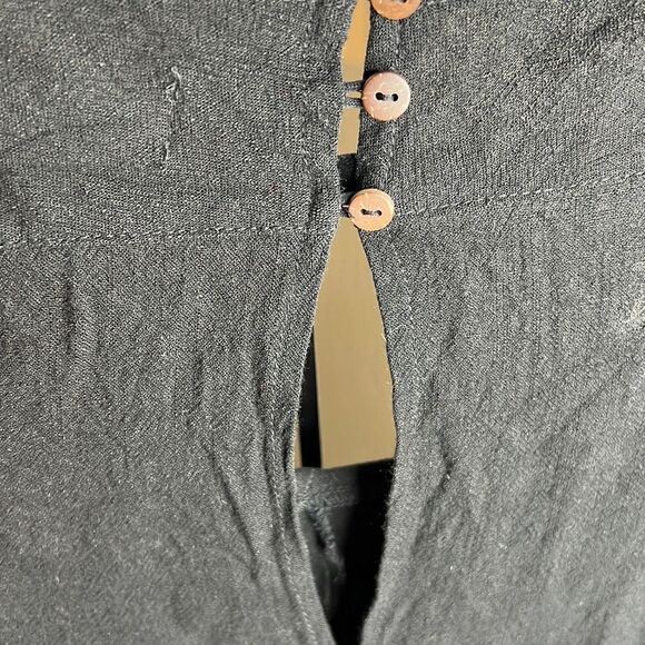 ❤️Petal & Pup Women's Square Neck Cap Sleeve Romper Jumpsuit Stretch Black - Picture 7 of 9